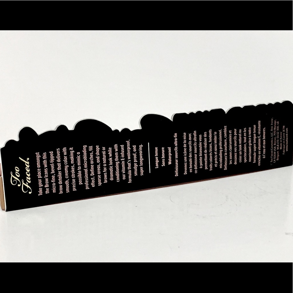 NIB Too Faced Super Fine Brow Detailer **Natural Blonde** - Picture 2 of 3